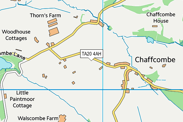 TA20 4AH map - OS VectorMap District (Ordnance Survey)