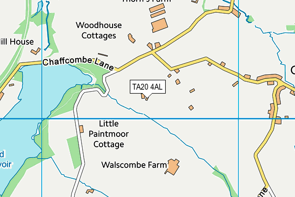 TA20 4AL map - OS VectorMap District (Ordnance Survey)