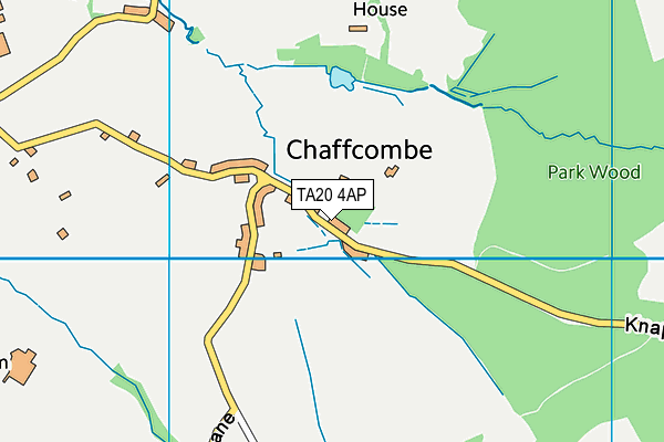 TA20 4AP map - OS VectorMap District (Ordnance Survey)