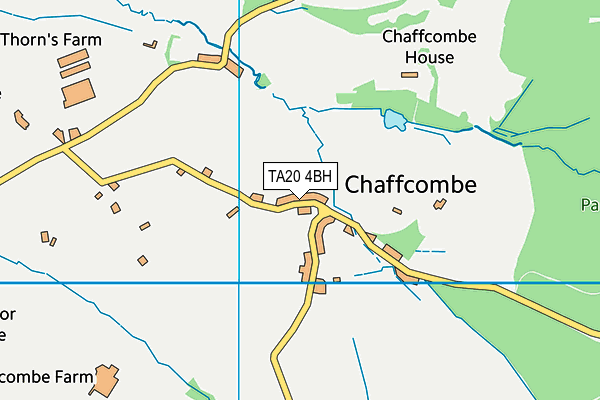 TA20 4BH map - OS VectorMap District (Ordnance Survey)