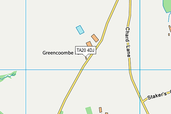 TA20 4DJ map - OS VectorMap District (Ordnance Survey)