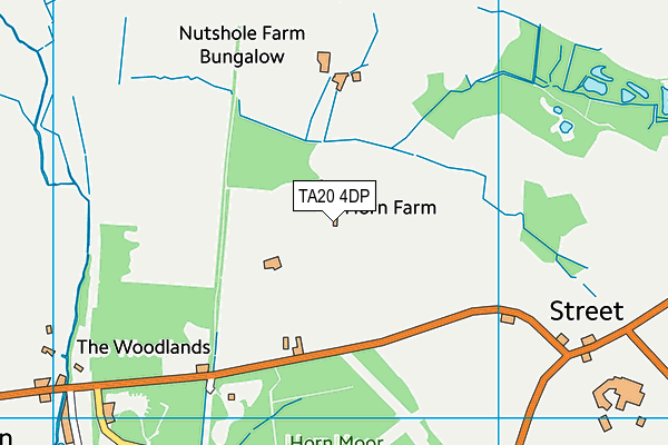 TA20 4DP map - OS VectorMap District (Ordnance Survey)