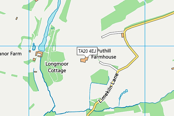 TA20 4EJ map - OS VectorMap District (Ordnance Survey)