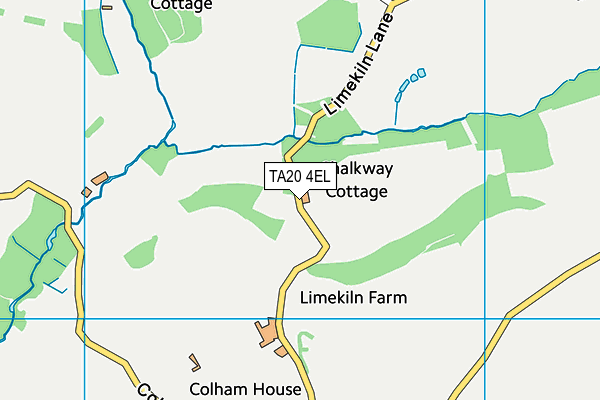 TA20 4EL map - OS VectorMap District (Ordnance Survey)