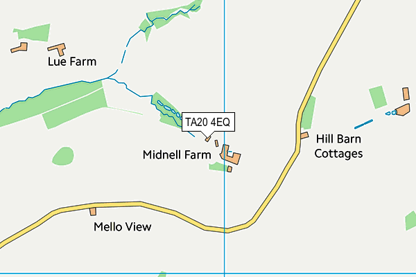 TA20 4EQ map - OS VectorMap District (Ordnance Survey)