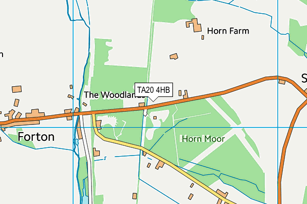 TA20 4HB map - OS VectorMap District (Ordnance Survey)