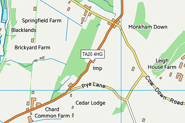 TA20 4HG map - OS VectorMap District (Ordnance Survey)