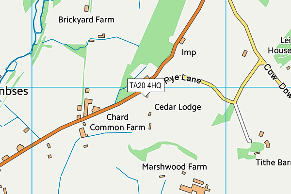 TA20 4HQ map - OS VectorMap District (Ordnance Survey)