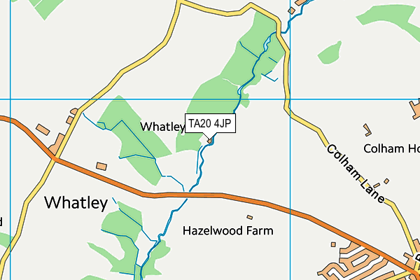 TA20 4JP map - OS VectorMap District (Ordnance Survey)