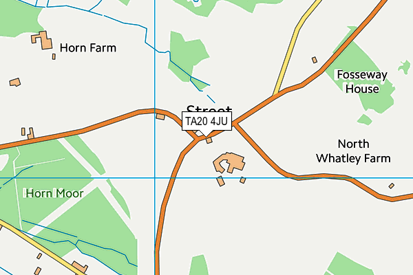 TA20 4JU map - OS VectorMap District (Ordnance Survey)