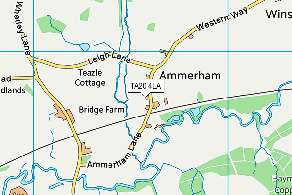 TA20 4LA map - OS VectorMap District (Ordnance Survey)