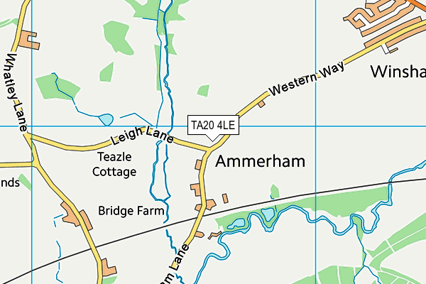 TA20 4LE map - OS VectorMap District (Ordnance Survey)