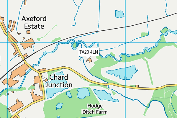 TA20 4LN map - OS VectorMap District (Ordnance Survey)