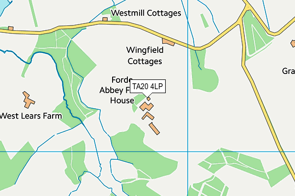 TA20 4LP map - OS VectorMap District (Ordnance Survey)