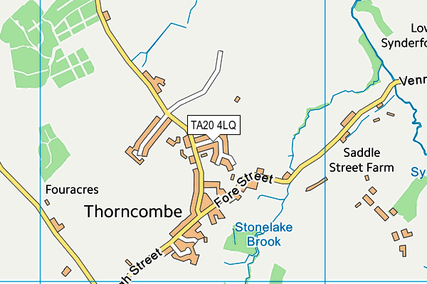 TA20 4LQ map - OS VectorMap District (Ordnance Survey)