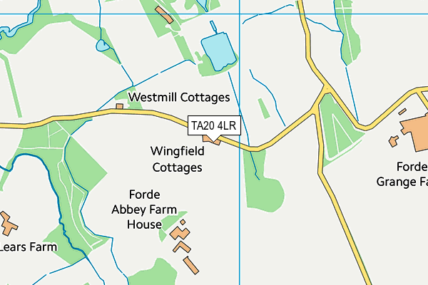 TA20 4LR map - OS VectorMap District (Ordnance Survey)