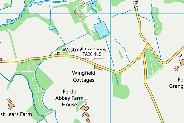 TA20 4LS map - OS VectorMap District (Ordnance Survey)