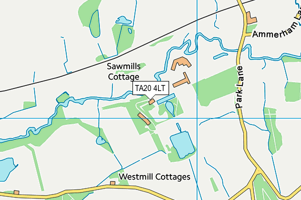 TA20 4LT map - OS VectorMap District (Ordnance Survey)