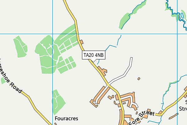 TA20 4NB map - OS VectorMap District (Ordnance Survey)