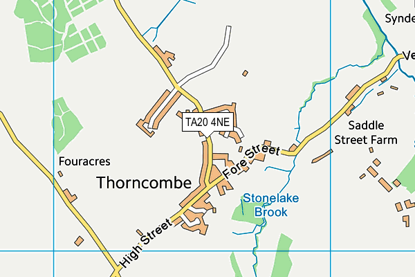 Thorncombe, St Mary's Church of England Primary Academy map (TA20 4NE) - OS VectorMap District (Ordnance Survey)