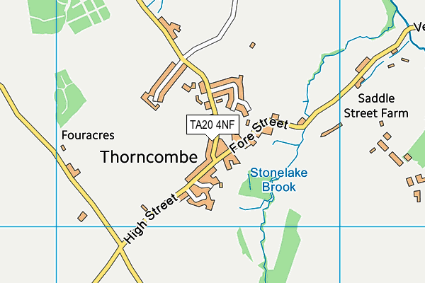 TA20 4NF map - OS VectorMap District (Ordnance Survey)