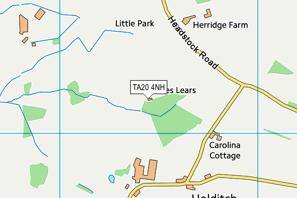 TA20 4NH map - OS VectorMap District (Ordnance Survey)