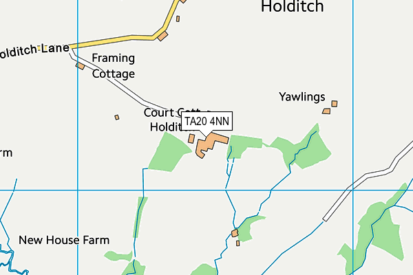 TA20 4NN map - OS VectorMap District (Ordnance Survey)