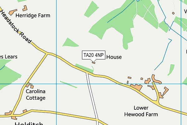 TA20 4NP map - OS VectorMap District (Ordnance Survey)