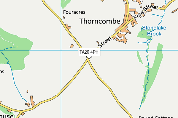 TA20 4PH map - OS VectorMap District (Ordnance Survey)