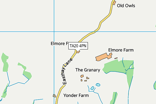 TA20 4PN map - OS VectorMap District (Ordnance Survey)