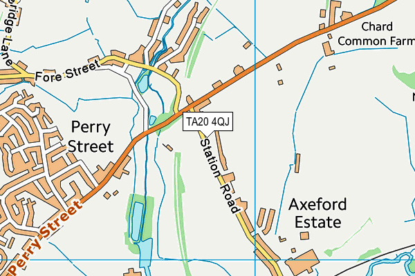 TA20 4QJ map - OS VectorMap District (Ordnance Survey)