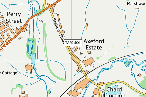 TA20 4QL map - OS VectorMap District (Ordnance Survey)