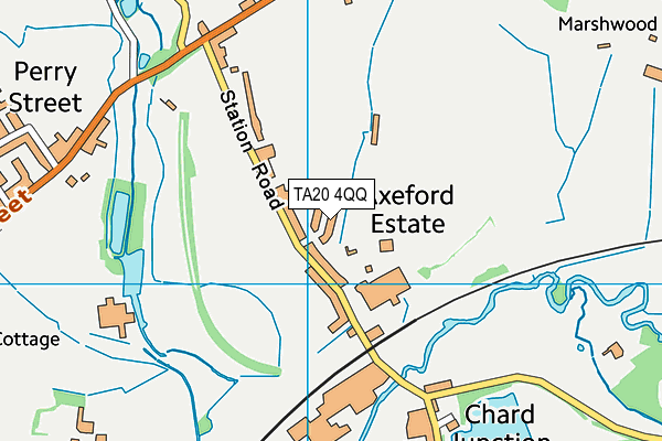 TA20 4QQ map - OS VectorMap District (Ordnance Survey)