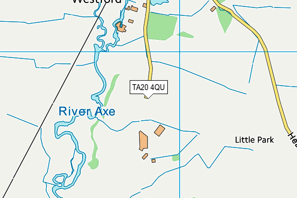 TA20 4QU map - OS VectorMap District (Ordnance Survey)