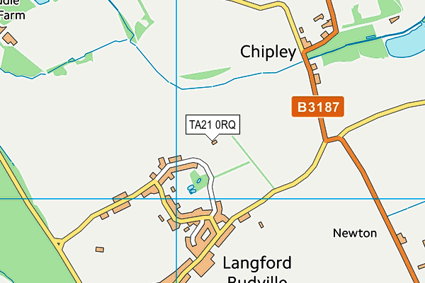 TA21 0RQ map - OS VectorMap District (Ordnance Survey)