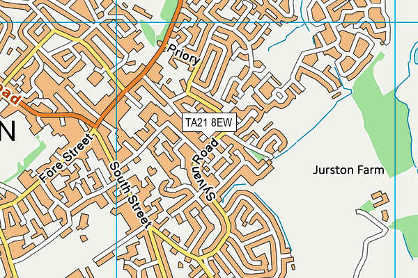 Map of JACQ MORRISON FLOWERS LTD at district scale