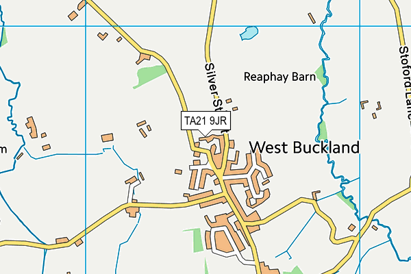 TA21 9JR map - OS VectorMap District (Ordnance Survey)