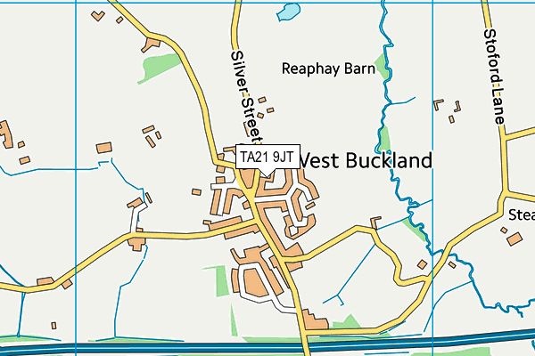 TA21 9JT map - OS VectorMap District (Ordnance Survey)