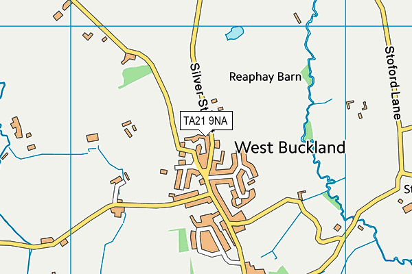 TA21 9NA map - OS VectorMap District (Ordnance Survey)
