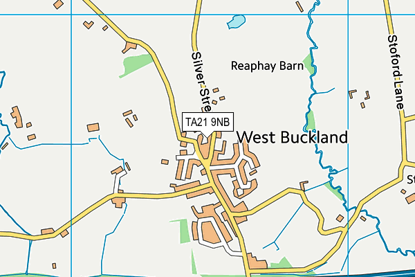 TA21 9NB map - OS VectorMap District (Ordnance Survey)