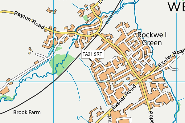 Dobree Park map (TA21 9RT) - OS VectorMap District (Ordnance Survey)