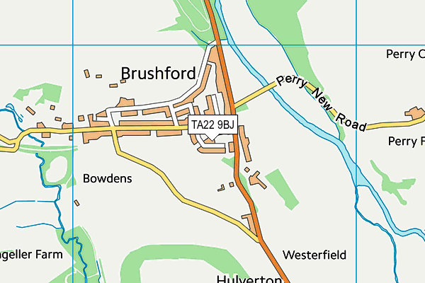 TA22 9BJ map - OS VectorMap District (Ordnance Survey)