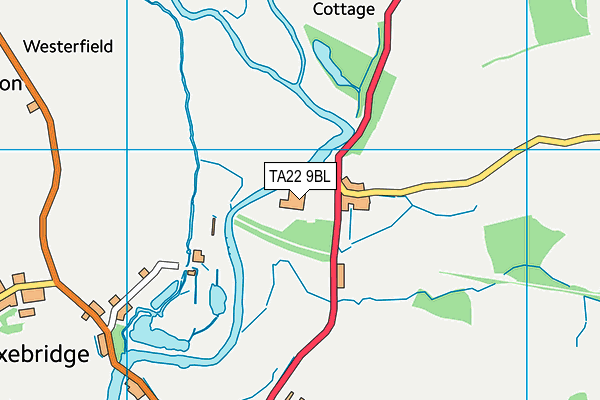 TA22 9BL map - OS VectorMap District (Ordnance Survey)