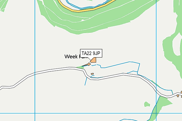 TA22 9JP map - OS VectorMap District (Ordnance Survey)