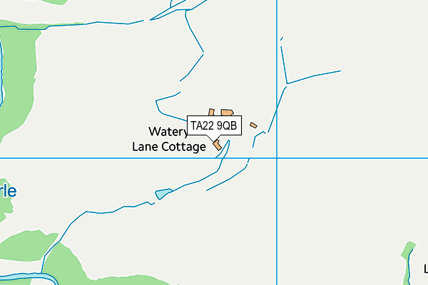 TA22 9QB map - OS VectorMap District (Ordnance Survey)