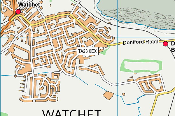 Knights Templar Community Church School & Nursery map (TA23 0EX) - OS VectorMap District (Ordnance Survey)