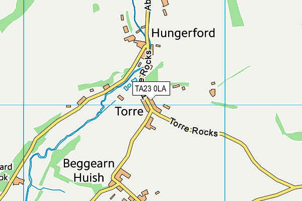 TA23 0LA map - OS VectorMap District (Ordnance Survey)