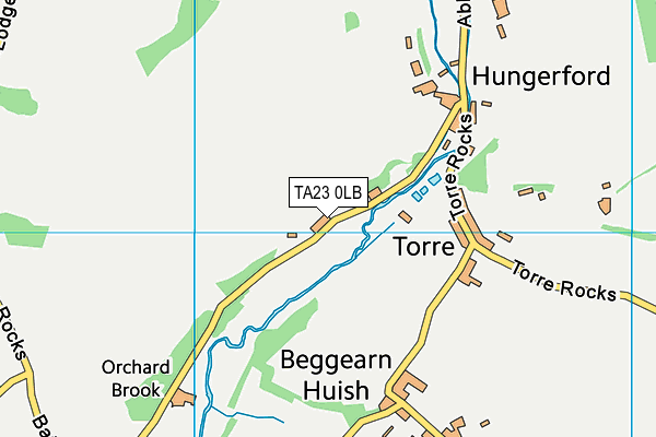 TA23 0LB map - OS VectorMap District (Ordnance Survey)