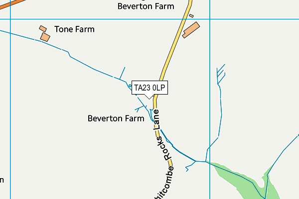 TA23 0LP map - OS VectorMap District (Ordnance Survey)