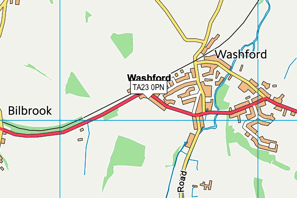 TA23 0PN map - OS VectorMap District (Ordnance Survey)